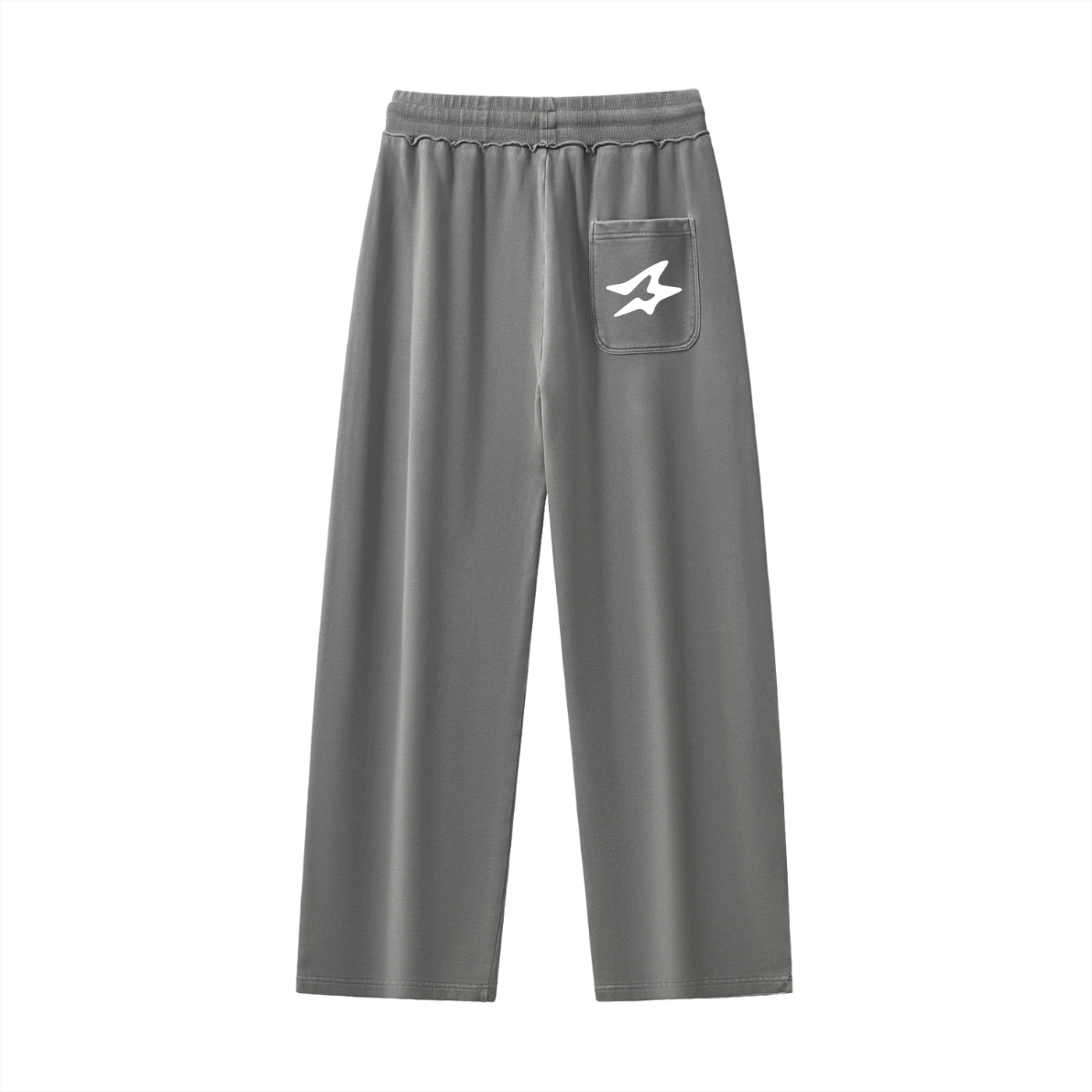 Raw-Seam Enzyme Washed Sweatpants